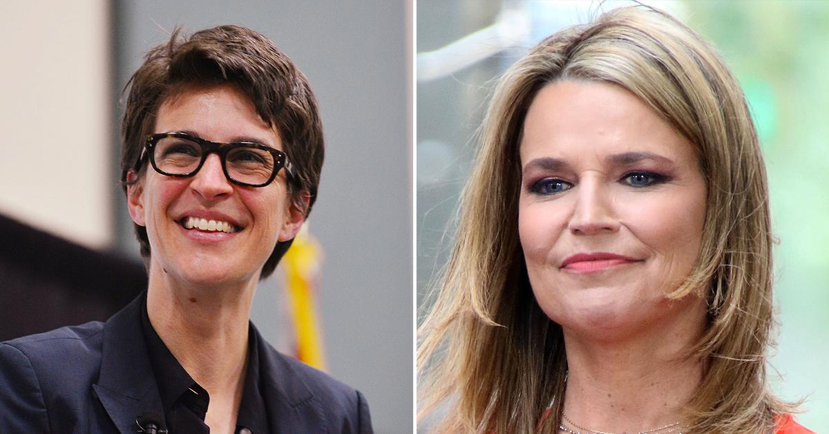 rachel maddow  million contract upsetting savannah guthrie