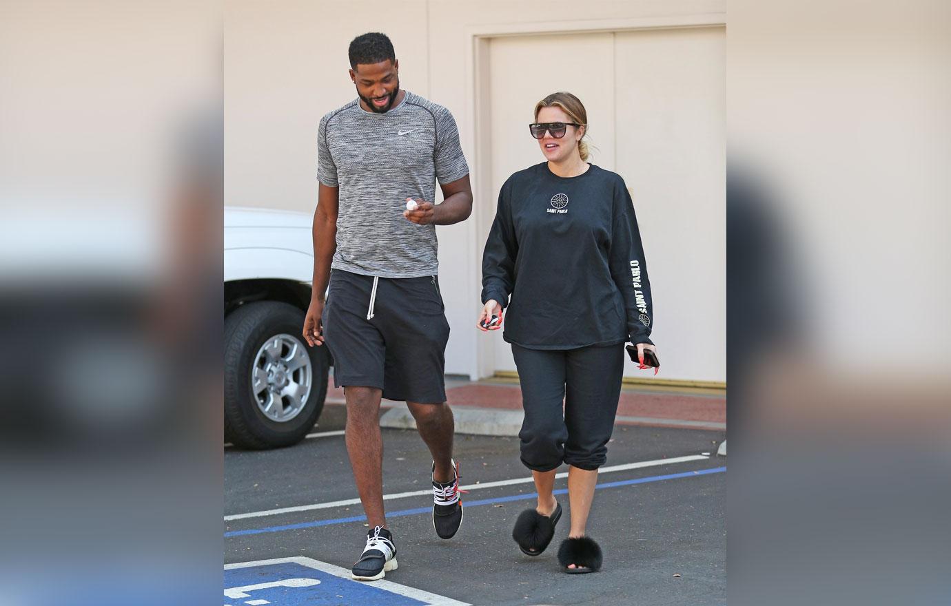 Khloe Kardashian And Tristan Thompson Visit Laser Center Once Again