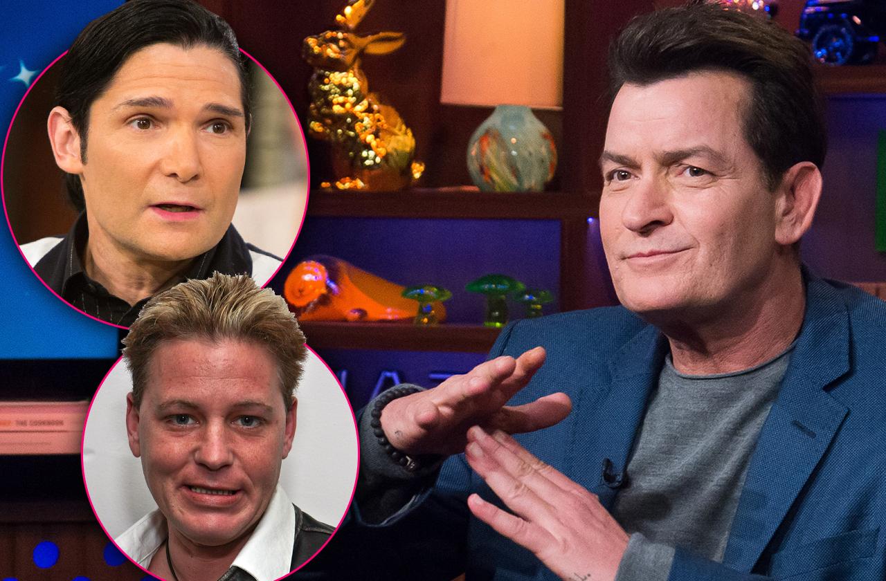 Charlie Sheen Sexual Assault Corey Haim Corey Feldman Police Investigation Closed