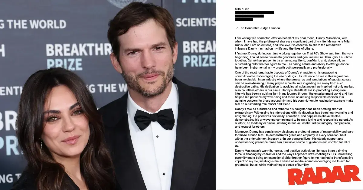 danny masterson scientology letter to judge ethan suplee ashton kutcher mila kunis