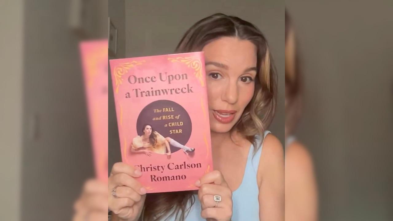 Christy Carlson Romano showing new book
