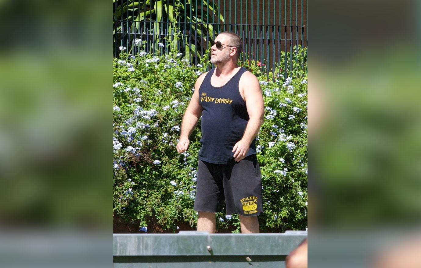 //russell crowe weight gain fat