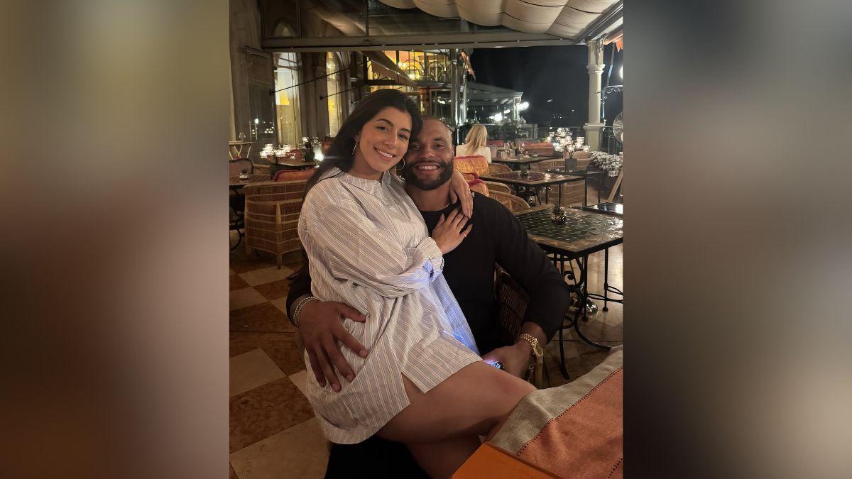 Photo of Dak Prescott and Sarah Jane Ramos