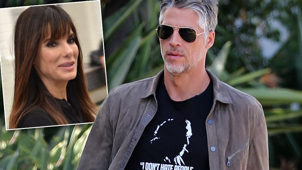 Sandra Bullock Boyfriend Bryan Randall In Statement Tee