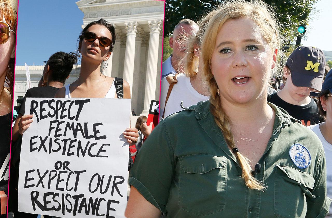 Amy Schumer Detained By Police For Protesting Kavanaugh Nomination