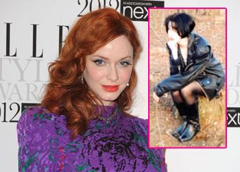 //christina hendricks goth bullied splash