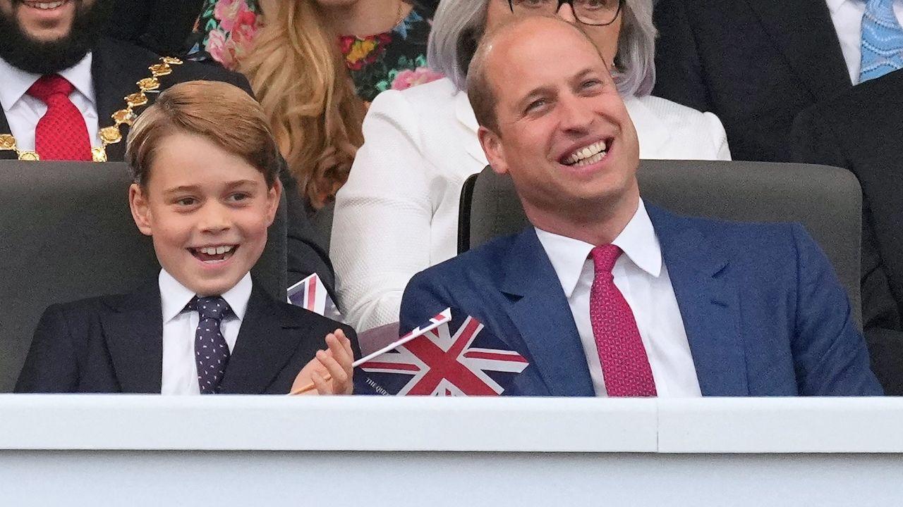 Photo of Prince George and Prince William