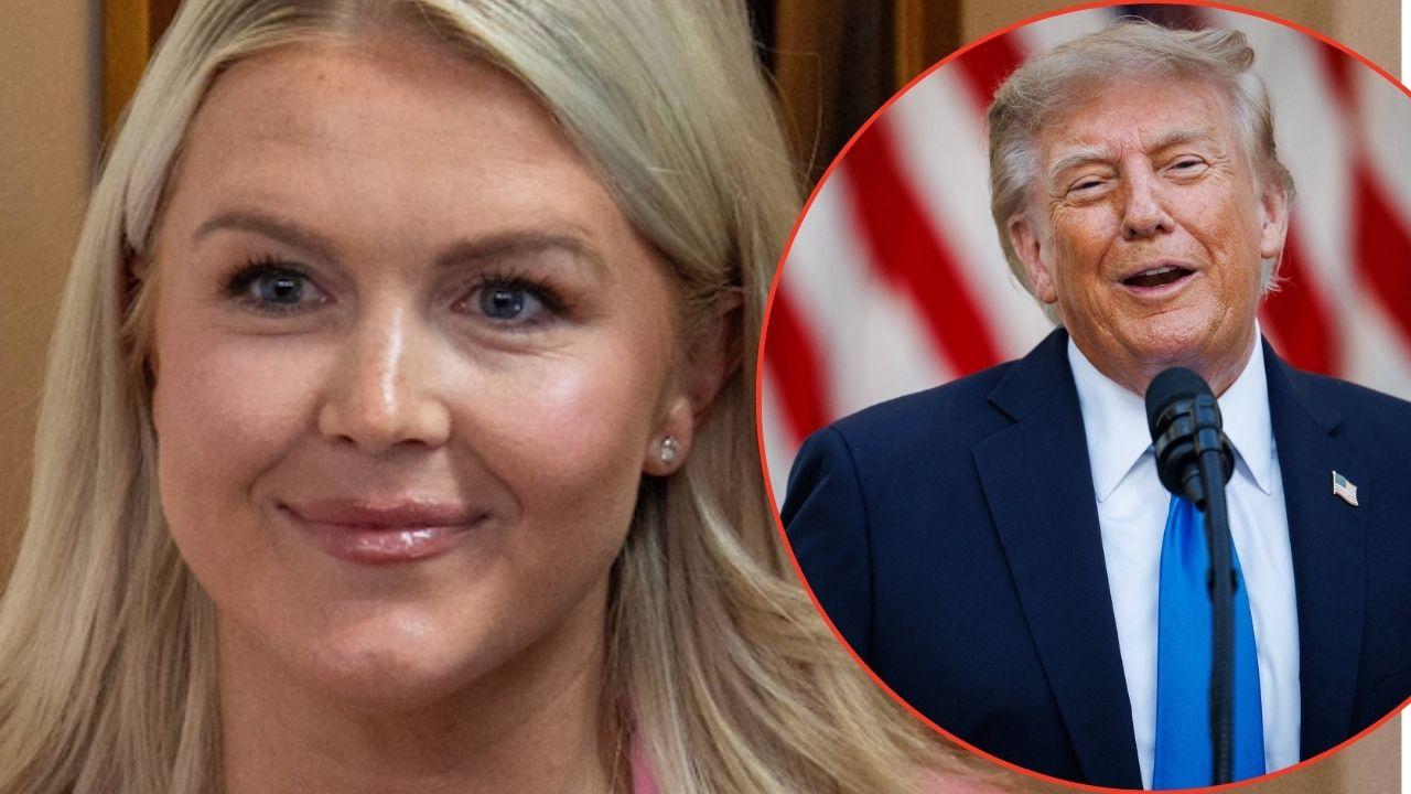 Photo of Karoline Leavitt and Donald Trump