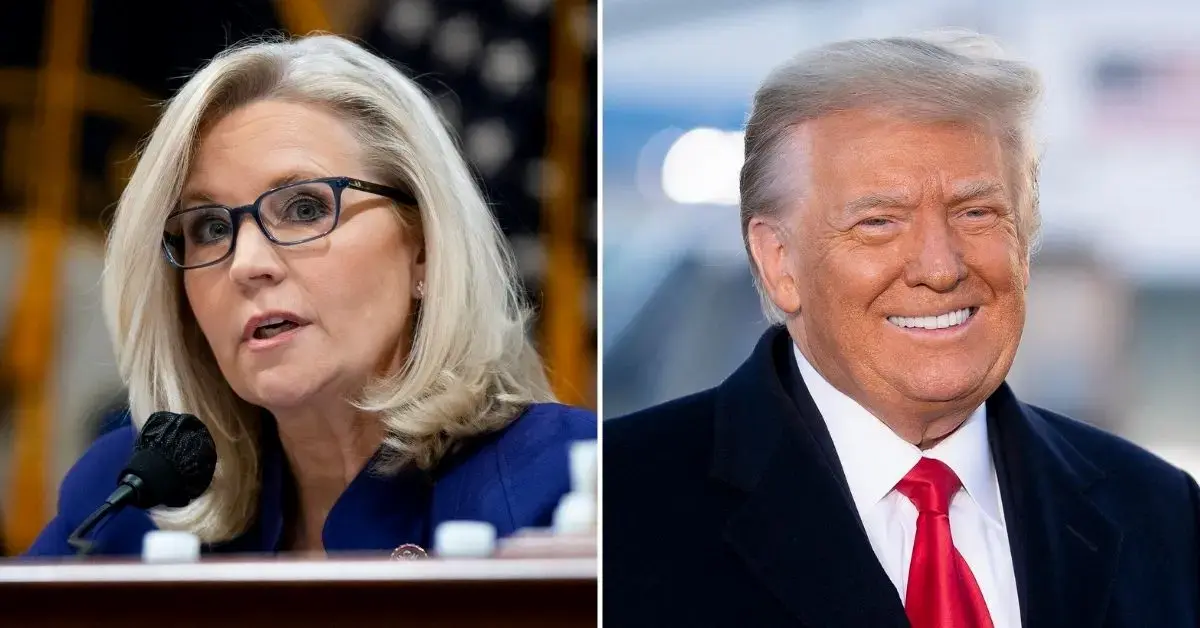 donald trump attacks liz cheney accuses destroying evidence january  committee