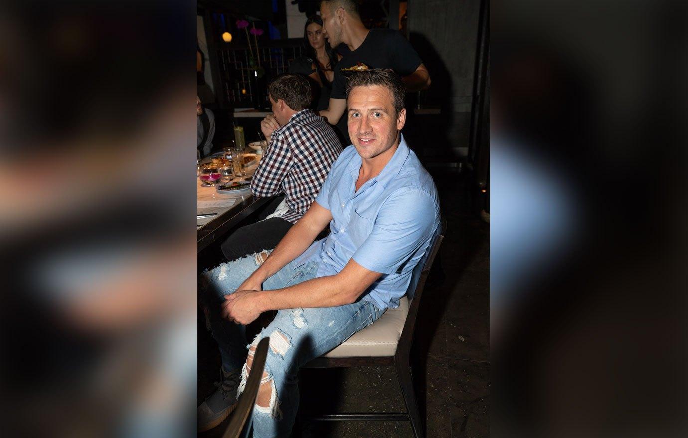 //Ryan Lochte at Hakkasan Las Vegas Restaurant and Nightclub Aug