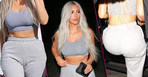 Kim Kardashian Shows Curves After Kylie Jenner Pregnant News