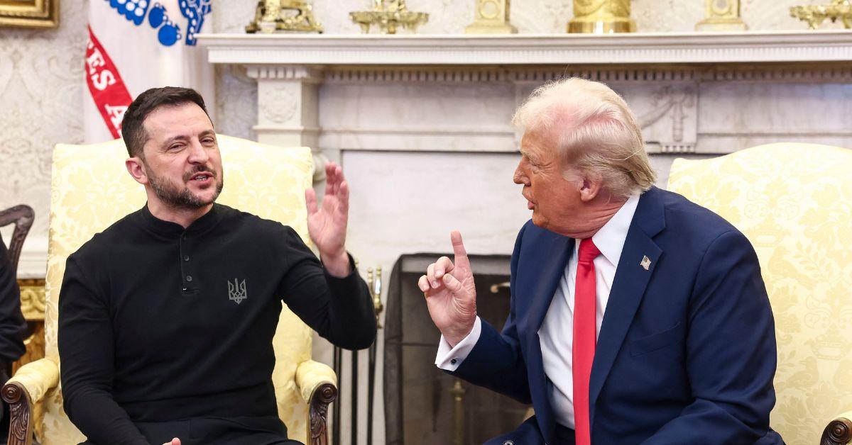 Photo of Volodymyr Zelensky and Donald Trump