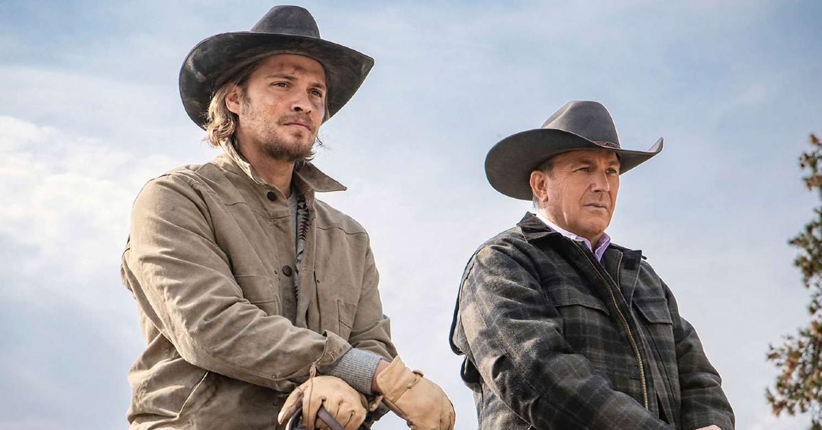 kevin costner breaks silence on yellowstone finale luke grimes feud taylor sheridan paramount