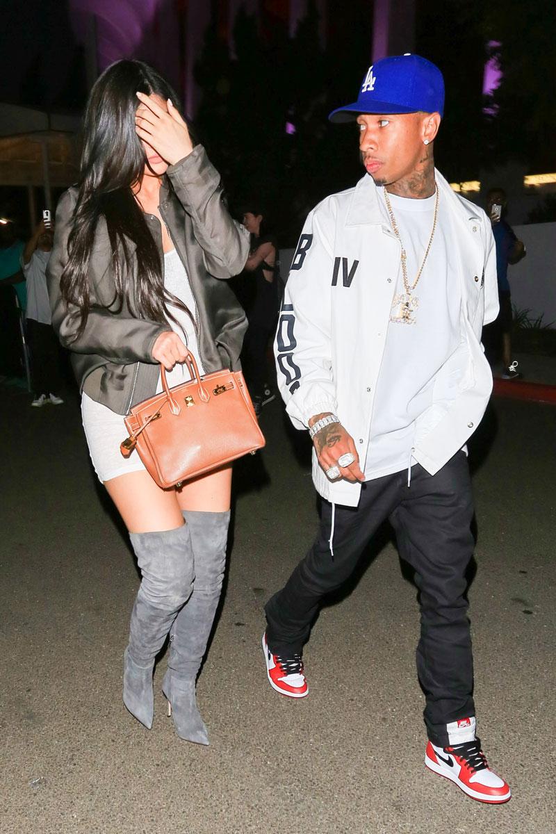 Kylie Jenner Caught Cuddling With Tyga At Kanye West S Nude Video Viewing