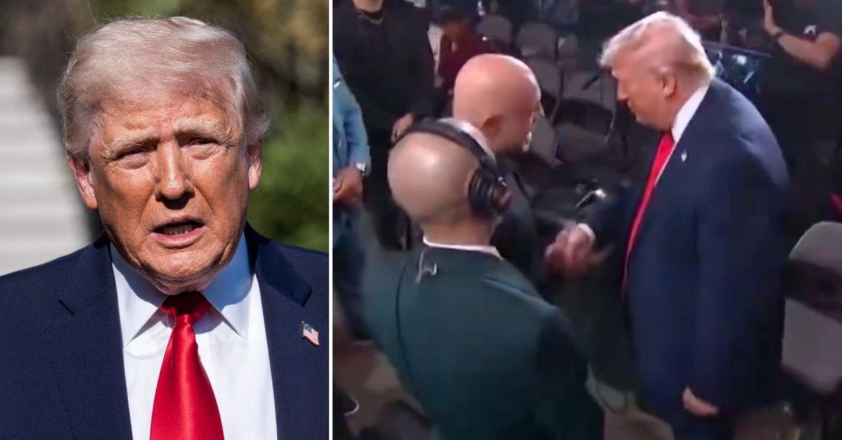 Joe Rogan's Friendly UFC Reunion With Donald Trump Raises…