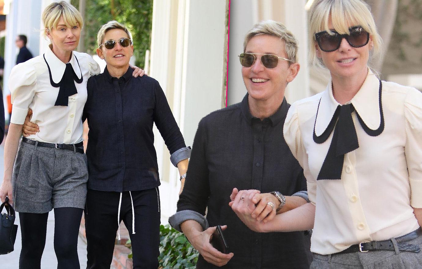 Ellen Degeneres Portia De Rossi Step Out Vow Renewal Soon