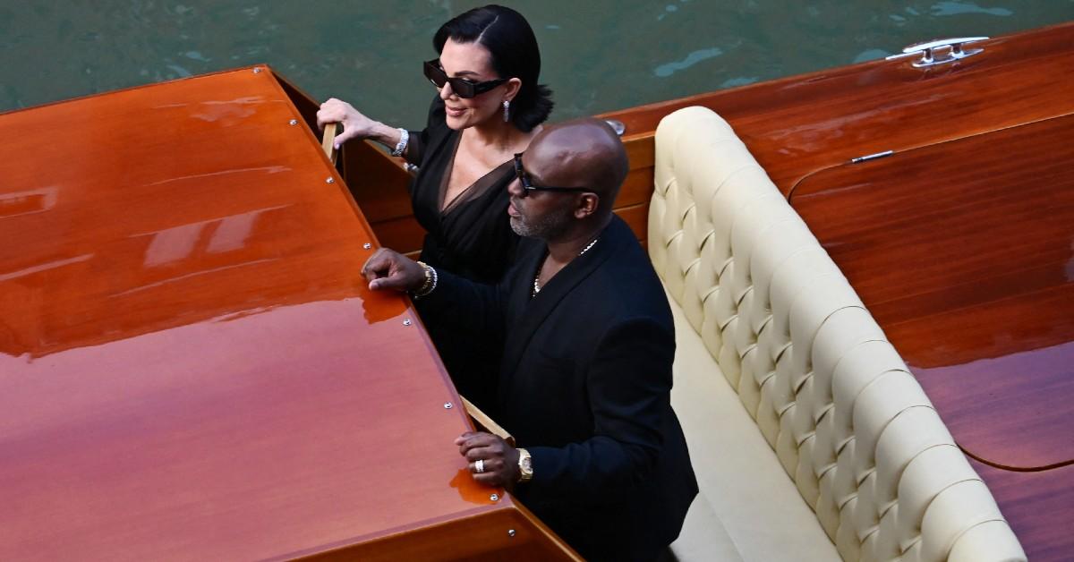 bezos wedding kris jenner corey gamble