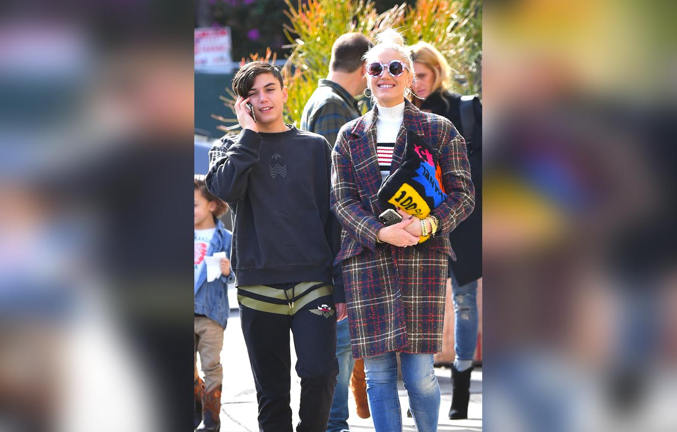 Gwen Stefani Steps Out With Son Kingston