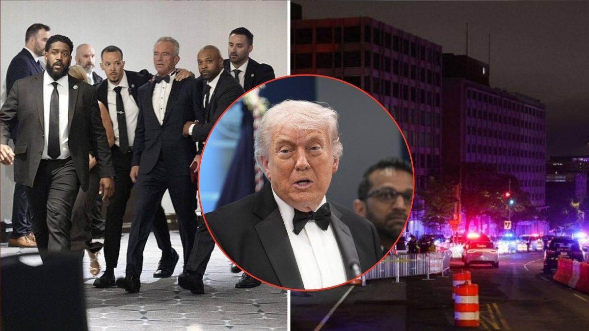 President Trump's l White House Correspondents' Dinner turned into a nightmare in a flash.