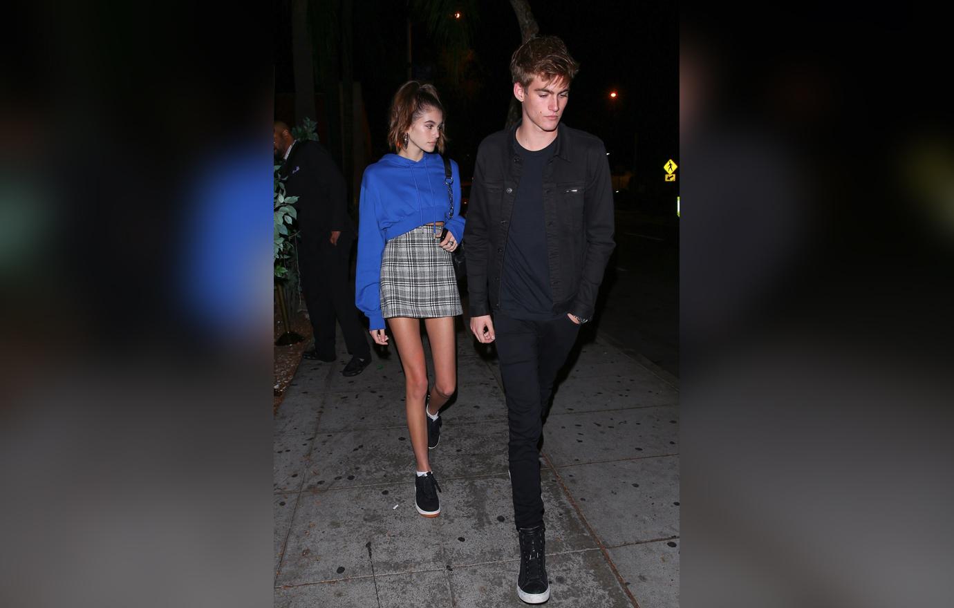 //kaia gerber and presley gerber hit west hollywood