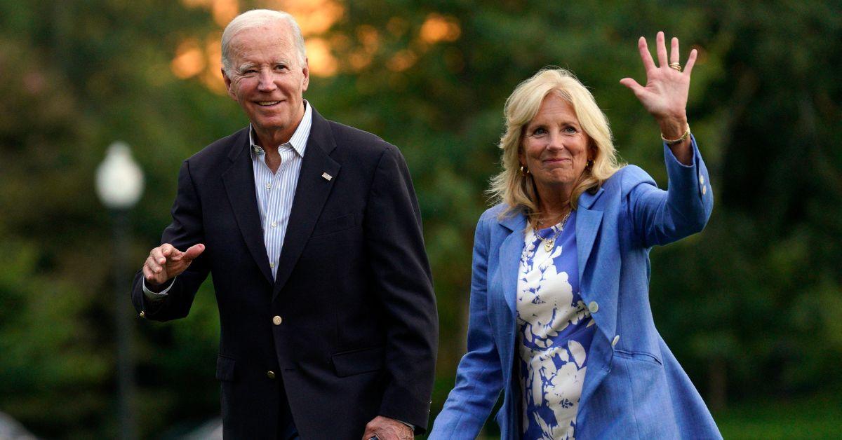 joe biden coughs hand shaking hands back to school students camera jpg