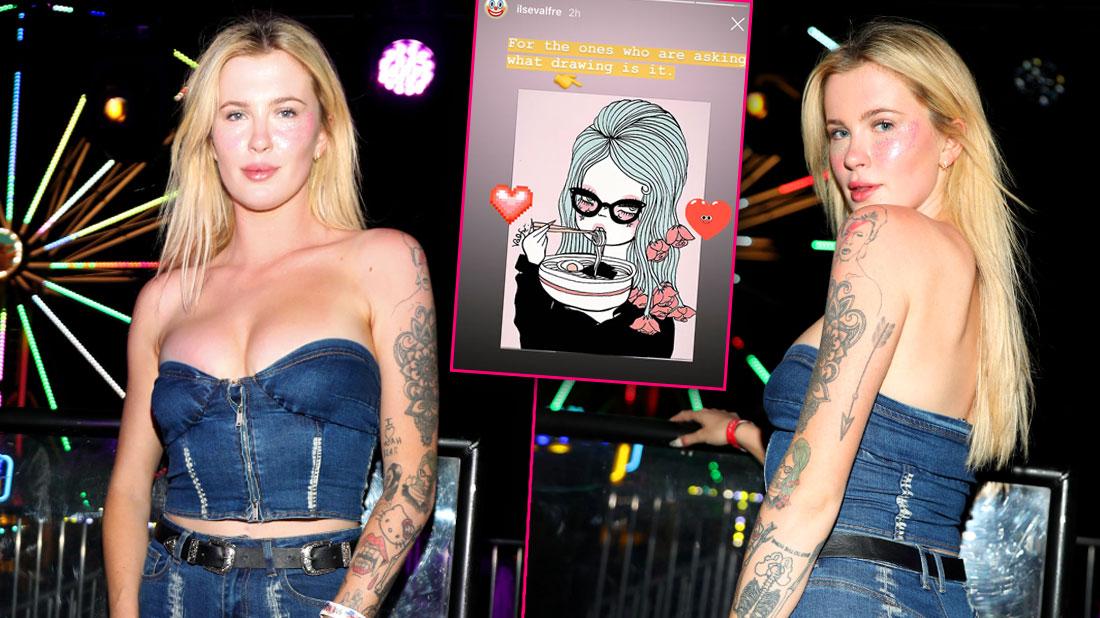 Ireland Baldwin Shows Ilse Valfre Tattoo At Stagecoach Festival