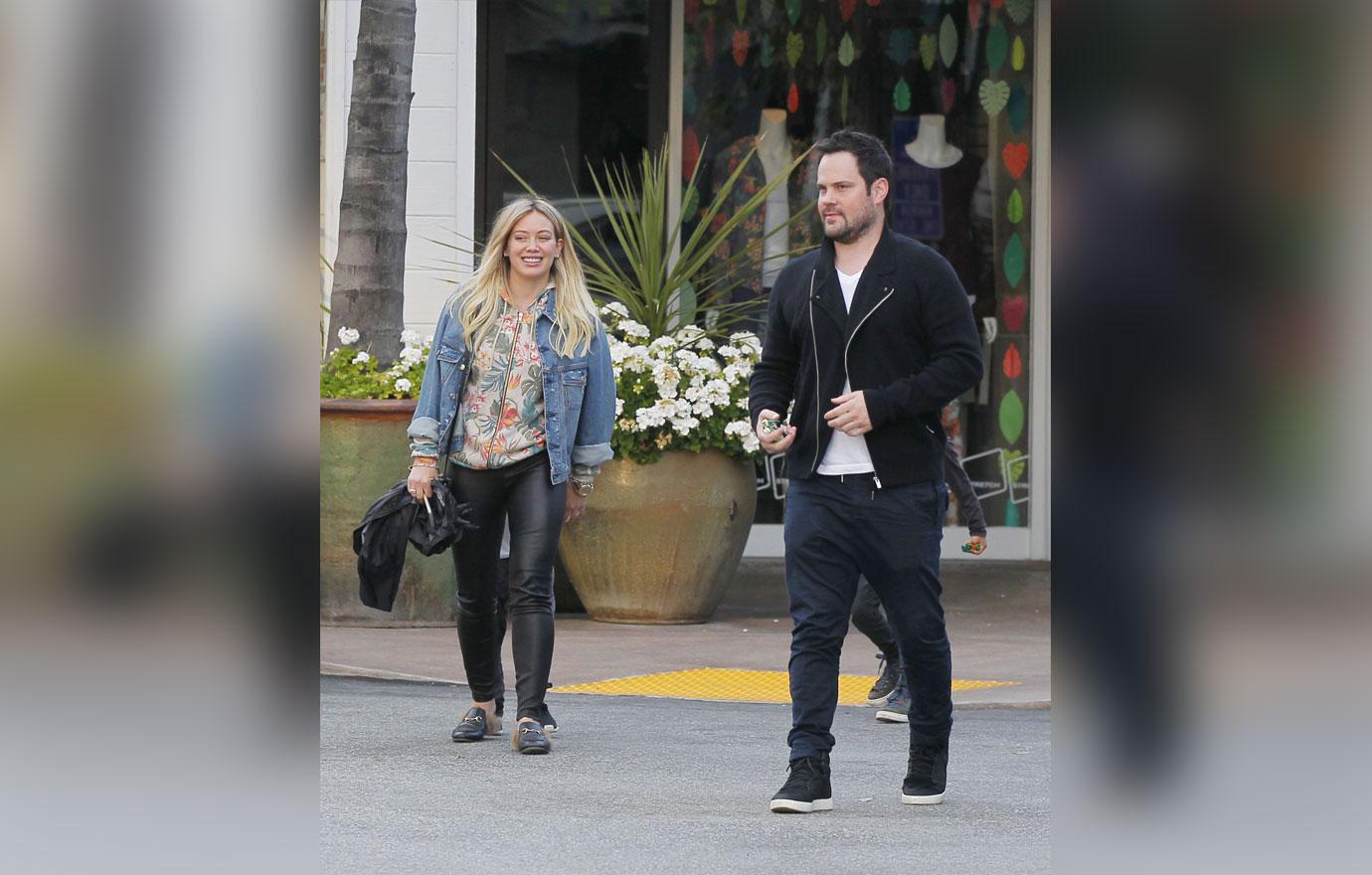 //hilary duff mike comrie beverly hills dinner