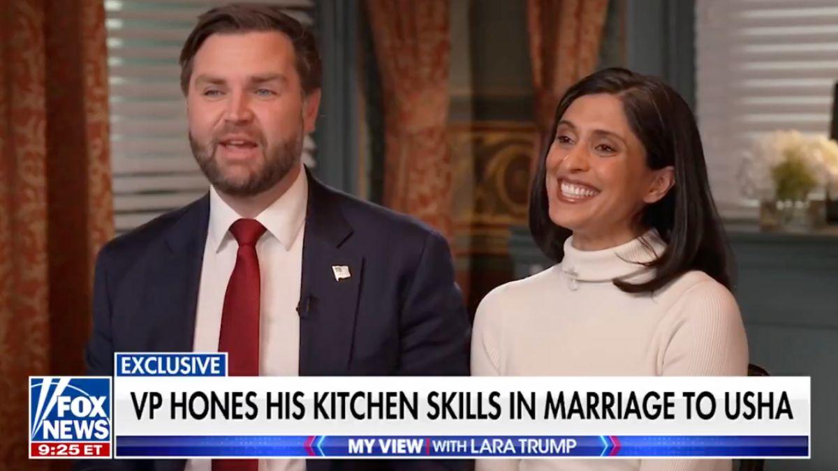 Photo of JD and Usha Vance