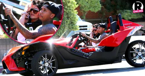 Kylie Jenner Tyga Dating Motorcycle Ride Los Angeles