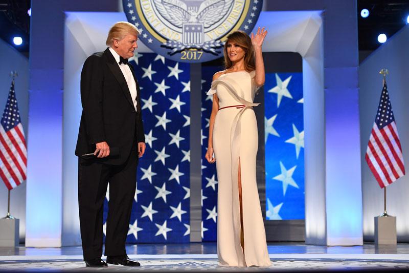 President Donald Trump Melania Inaugural Balls Pics