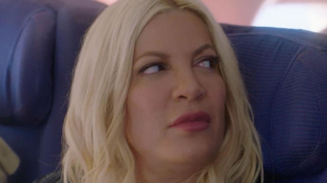 Tori Spelling Makes Fun Of Financial Problems on ‘BH90210’