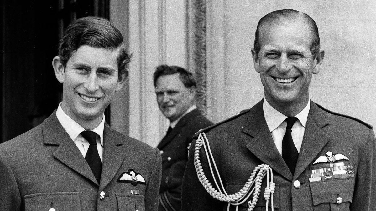 Photo of Prince Philip and King Charles