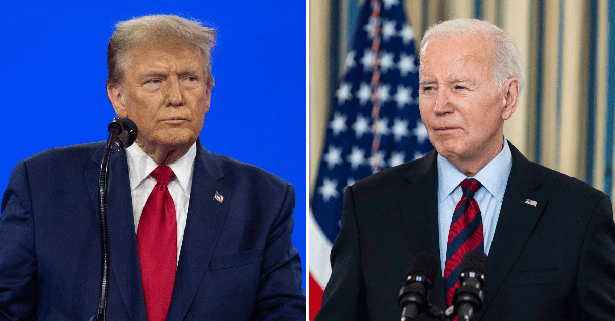 biden campaign ad depicts donald trump with the kkk