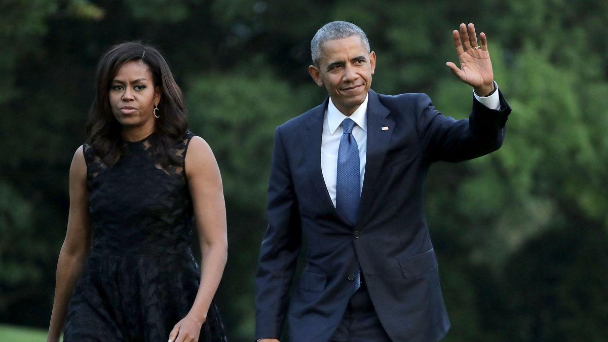 photo of Michelle and Barack Obama