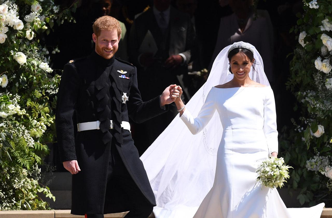 Prince Harry Meghan Markle Exhausted Wedding Photos