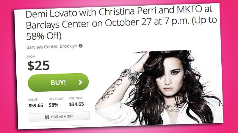 demi lovato tour sales