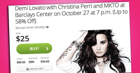 //demi lovato tickets half price pp