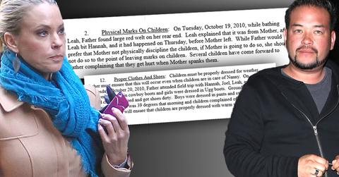 Kate Gosselin Abuse Court Documents