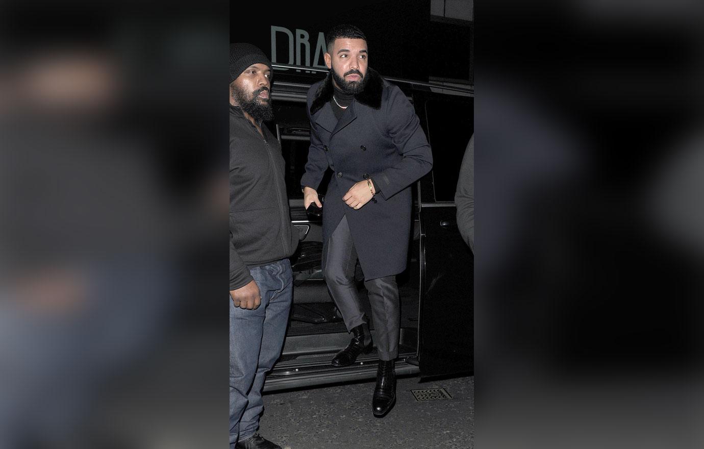 Drake on a night out in Los Angeles