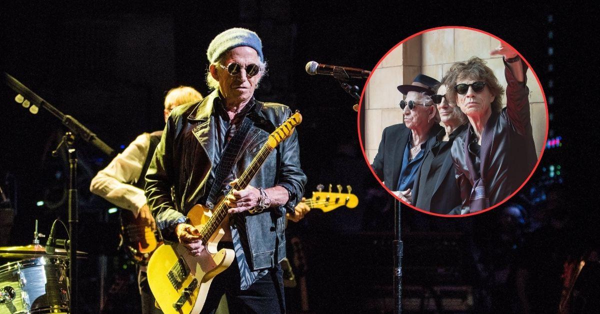 Photo of Mick Jagger, Keith Richards and Ronnie Wood