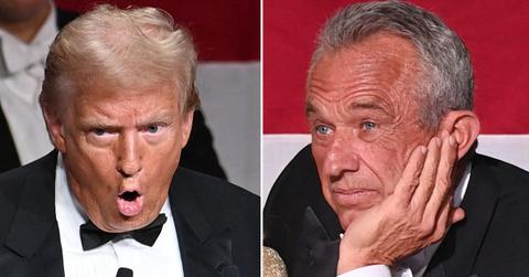 Composite picture of Donald Trump and Robert F Kennedy Jr