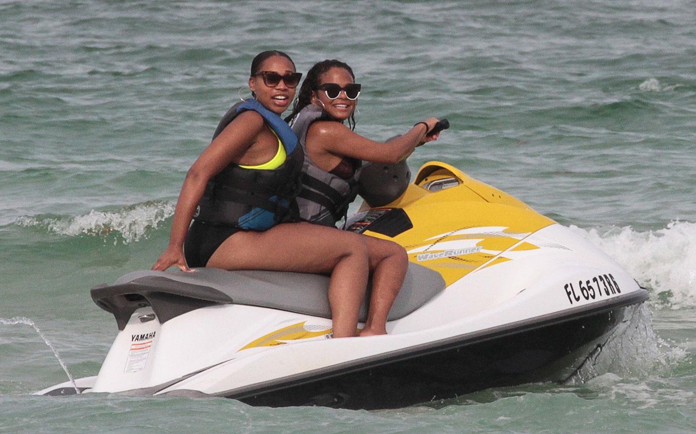 Christina Milian Wears Bikini In Miami Beach