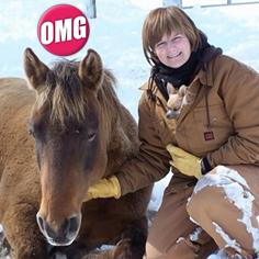 //canadian woman falls off horse speaks scottish accent