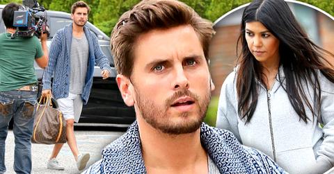 //scott disick walks out kourtney spotted moving hamptons hotel kourtney kardashian mason penelope wide