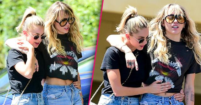 Miley Cyrus And Galpal Kaitlynn Carter Go Shopping