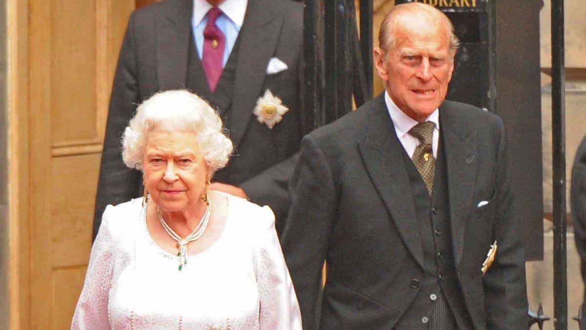 Photo of Prince Philip and Queen Elizabeth