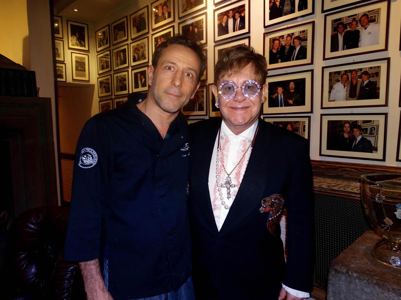 //Elton John at Antica Pesa Rome