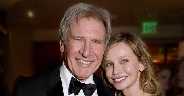 Calista Flockhart renew vows harrison ford secret wedding