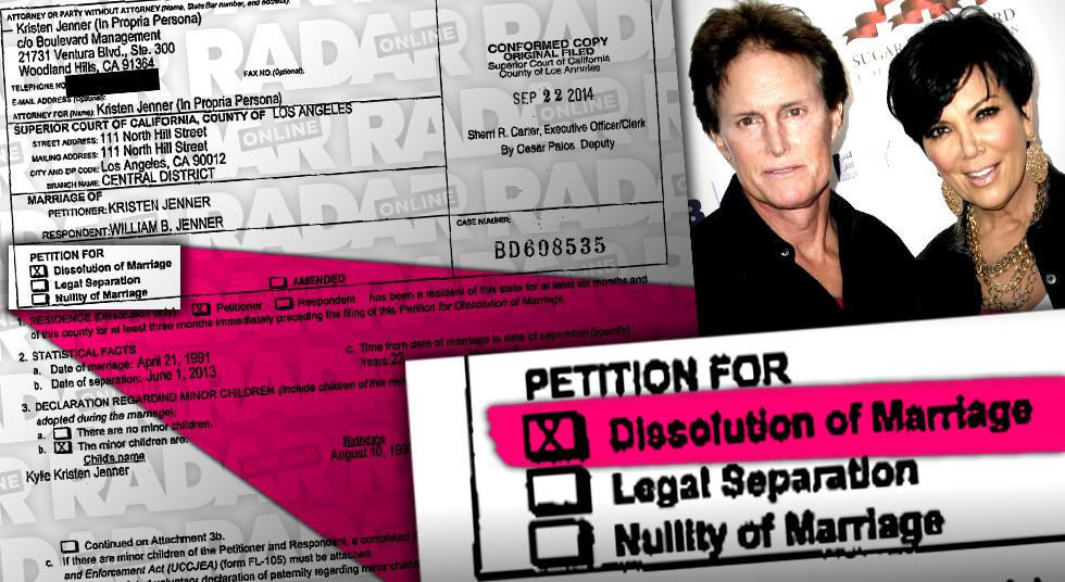 It’s Over! Kris Jenner Files For Divorce From Bruce, 11 Months After