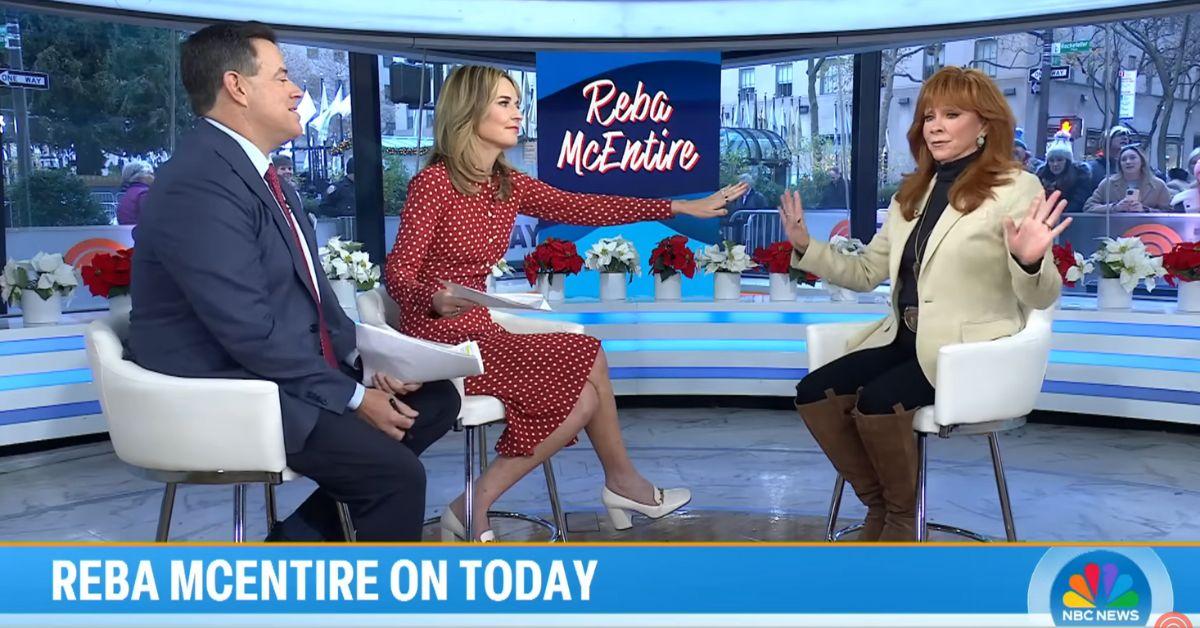 Photo of Savannah Guthrie and Reba McEntire